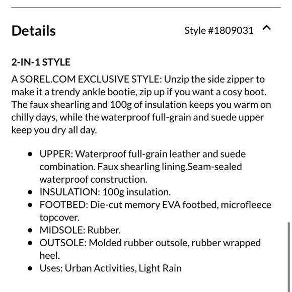 NIB Sorel Emelie Foldover Boots - Picture 8 of 8